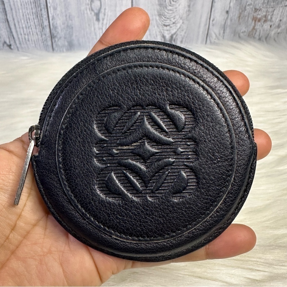 LOEWE leather coin purse in black - Picture 3 of 15